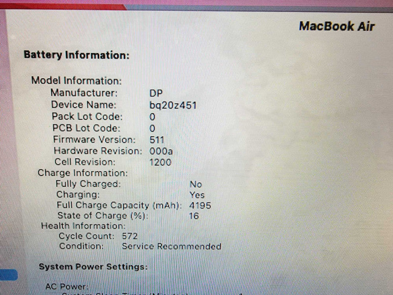 Apple Macbook Air 2017 13\\" Core i7-5650U @ 2.2GHz 8GB DDR3 250GB SSD (