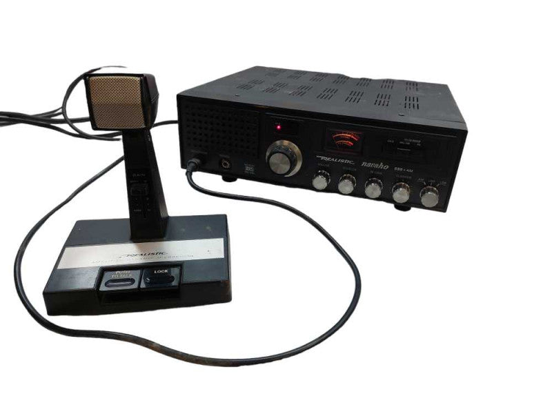Realistic Navaho Model:TRC-490 21-1583 w Realistic Amplified Base Station Mic =
