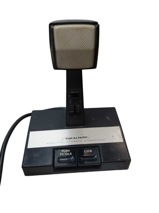 Realistic Navaho Model:TRC-490 21-1583 w Realistic Amplified Base Station Mic =