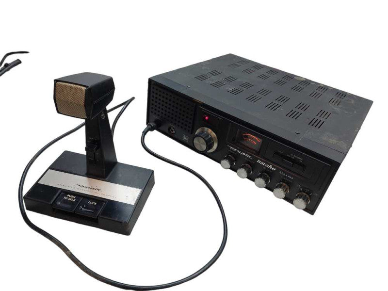 Realistic Navaho Model:TRC-490 21-1583 w Realistic Amplified Base Station Mic =