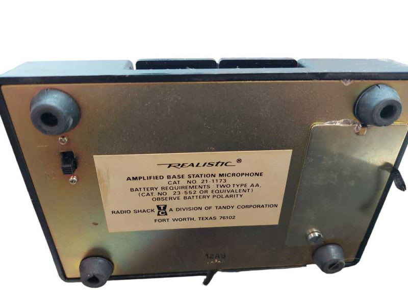 Realistic Navaho Model:TRC-490 21-1583 w Realistic Amplified Base Station Mic =