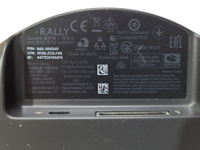 Logitech Rally V-R0010 Video Conferencing Camera, READ