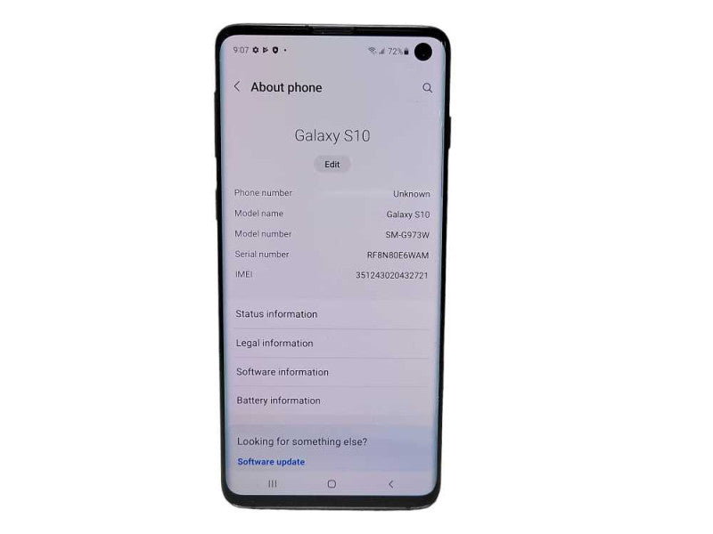 Samsung Galaxy S10 128GB (SM-G973W) - READ $