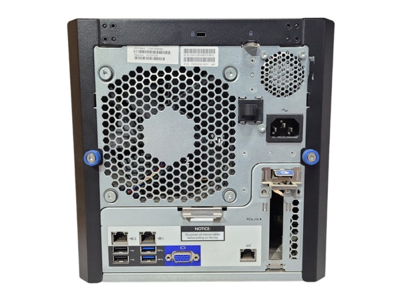 HPE Proliant MicroServer Gen8, E3-1220L 2.30GHz, 4GB RAM, 2x 1TB HDDs, B120i