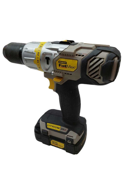 Stanley Fat Max 20V Litium Ion Drill with Battery ( No Charger )Model:FMC-620 =