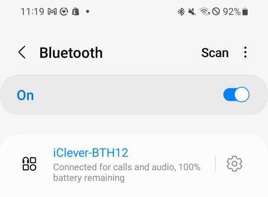 iclever BTH12 wireless bluetooth headset _
