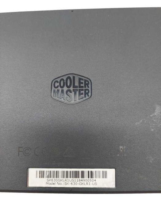 Cooler Master Gaming Keyboard Model: SK-630-GKLR1-US ( for parts )  =