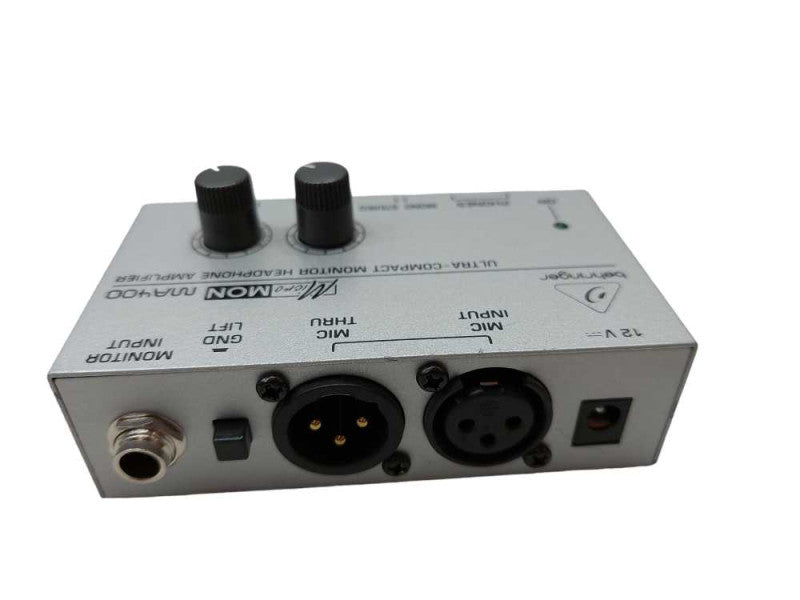 Behringer Micro Mon Ultra-Compact Monitor Headphone Amplifier Model: MA400 =