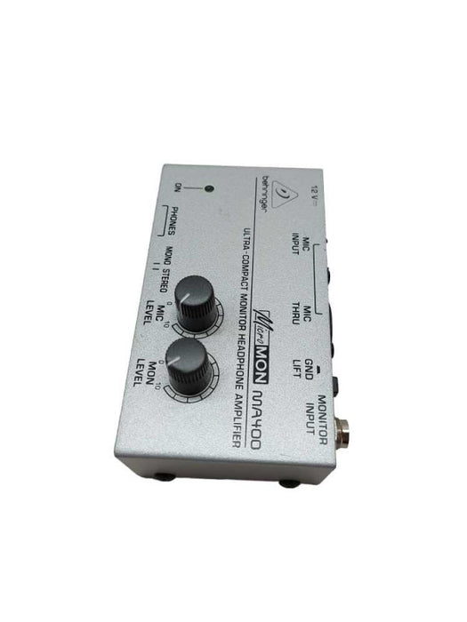 Behringer Micro Mon Ultra-Compact Monitor Headphone Amplifier Model: MA400 =