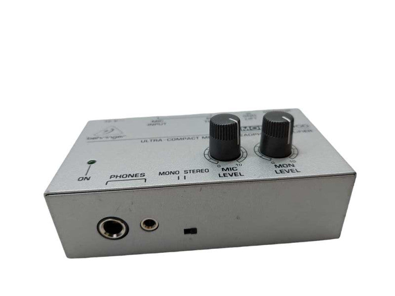 Behringer Micro Mon Ultra-Compact Monitor Headphone Amplifier Model: MA400 =