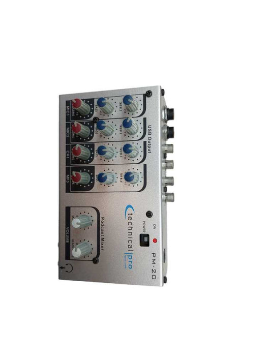 Technical Pro Podcast Mixer Model: PM-20 =