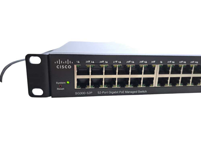 Cisco SG300-52P | 52-Port Gigabit PoE Managed Network Switch | 2x SFP