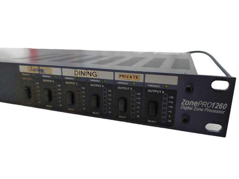 dbx Professional Products ZonePro 1260 Digital Zone Processor Model: DBX1260 =