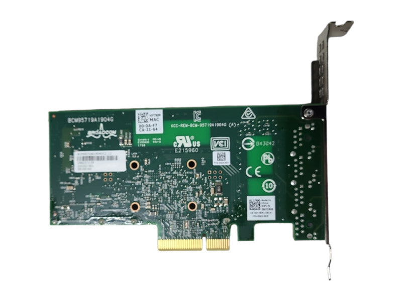 Dell BCM95719A1904DC2_12, 4-Port Gigabit Ethernet PCIe NIC Network Card