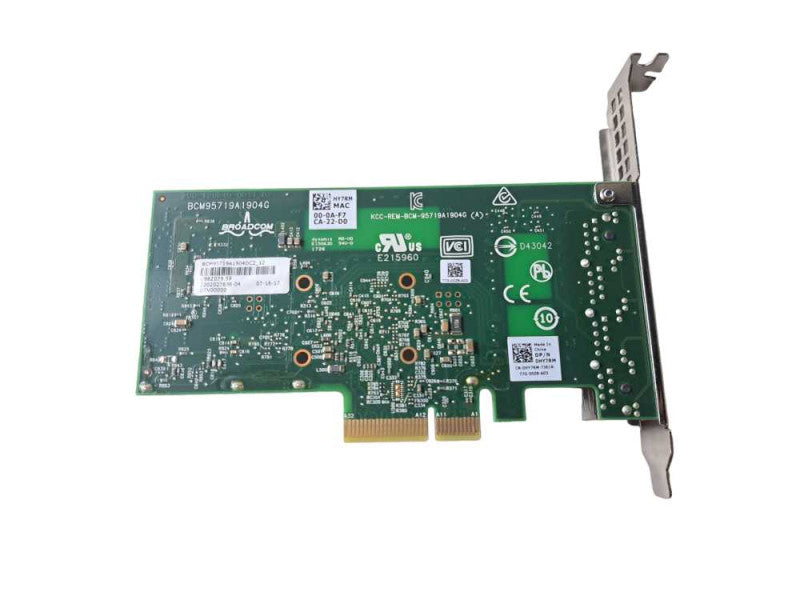 Dell TMGR6 Broadcom 5719 Quad Port NIC Gigabit Ethernet Adapter Low Profile
