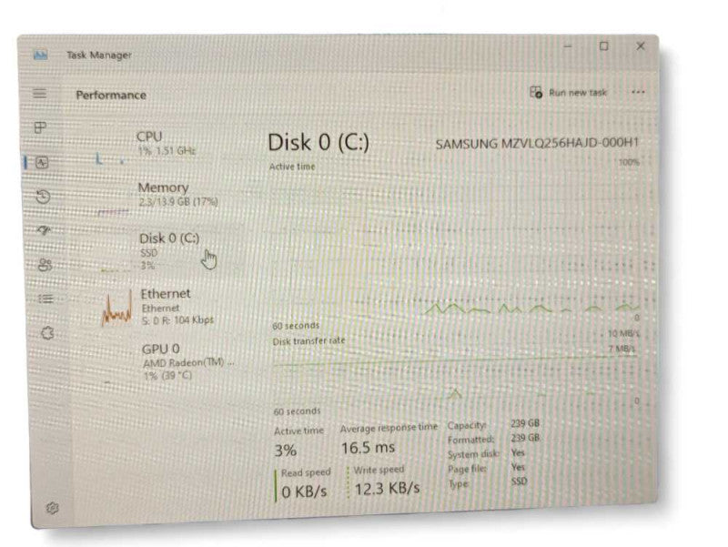 Lenovo M75q Ryzen 5 PRO 3400GE @ 3.30 GHz, 16GB RAM & 256GB NVMe -