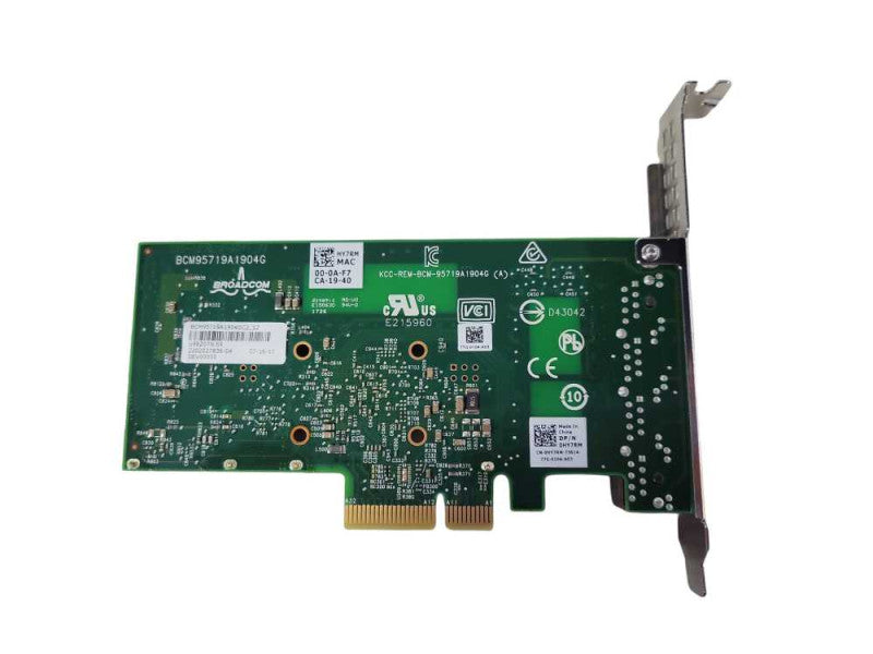 Dell Broadcom 5719 Quad-Port Ethernet Network Adapter Card Dell P/N: 0HY7RM !