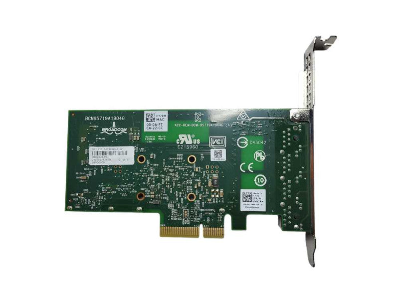 Dell Broadcom 5719 Quad-Port Ethernet Network Adapter Card Dell P/N: 0HY7RM $