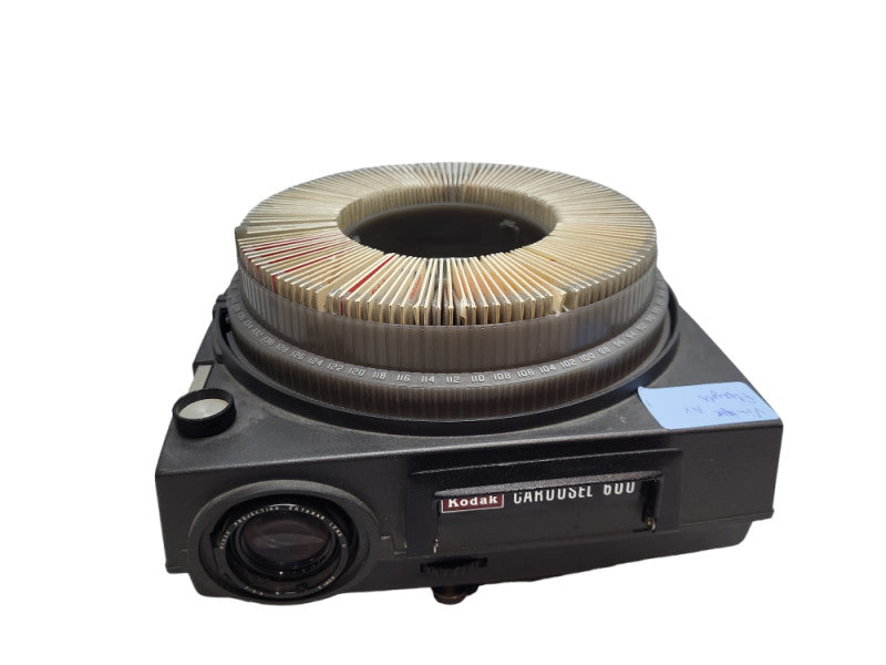 Kodak Carousel 600H Slide Projector Carousel Tray and slides | Made in Canada &