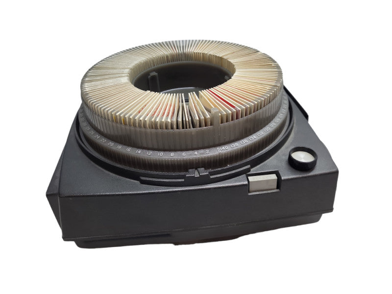 Kodak Carousel 600H Slide Projector Carousel Tray and slides | Made in Canada &