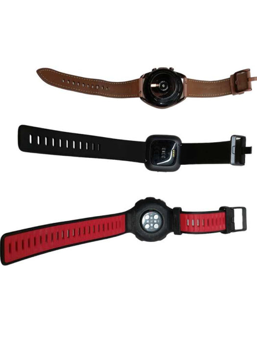 Bundle of 3 Smart Watches (Mixed Brands) , Samsung Galaxy, Polar, Fit Bit =
