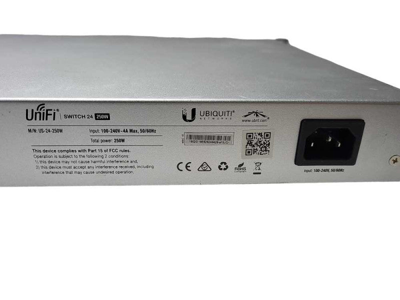 Ubiquiti UniFi US-24-250W 24 Port Managed PoE+ Gigabit Switch $