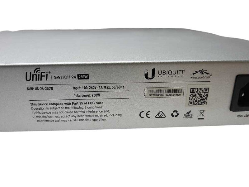 Ubiquiti UniFi US-24-250W 24 Port Managed PoE+ Gigabit Switch READ $