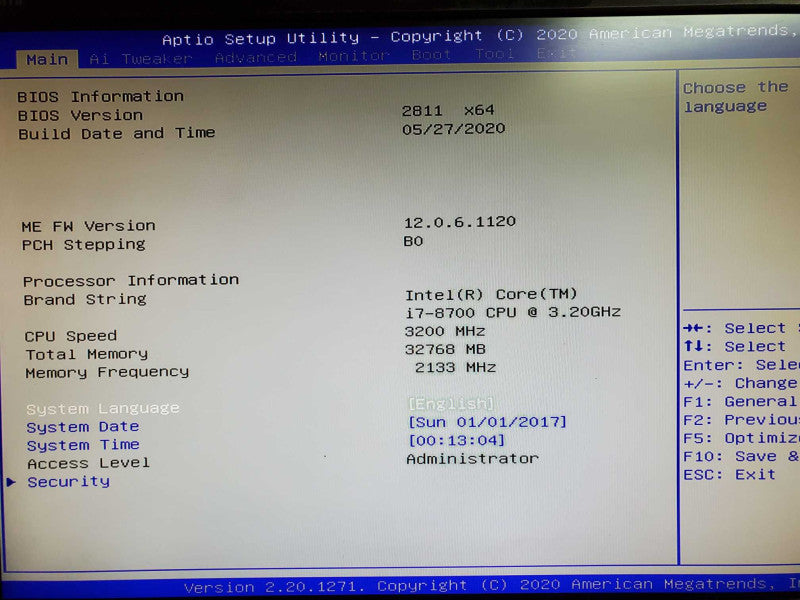 Custom Desktop - i7-8700 Asus Prime B360M-C 32GB RAM 850W PSU NO HDD @