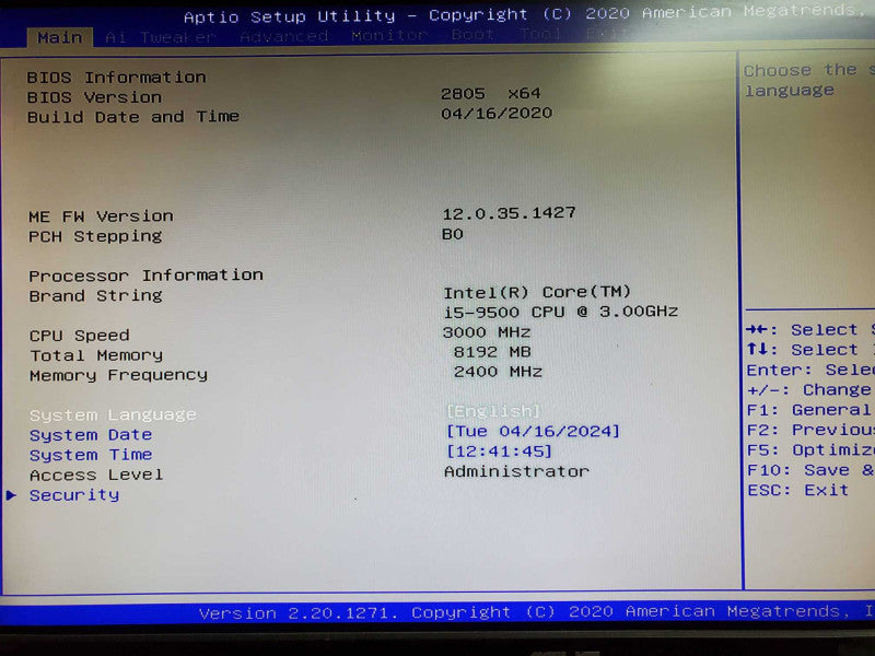 Custom Desktop - i5-9500 Asus Prime B360M-C 8GB RAM 300W PSU NO HDD @