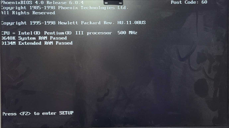 HP Kayak XA 7/500 Pentium III, Vintage PC