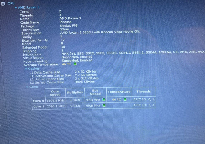 HP Laptop 15 AMD Ryzen 3-3200U Radeon Vega 3 2GB GPU 16GB RAM 256GB SSD READ!  BudLap