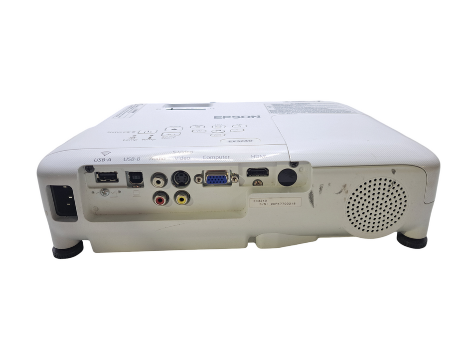 Epson H719A EX3240 | 3LCD SVGA 3000 Lumens Projector | 657 Lamp Hours