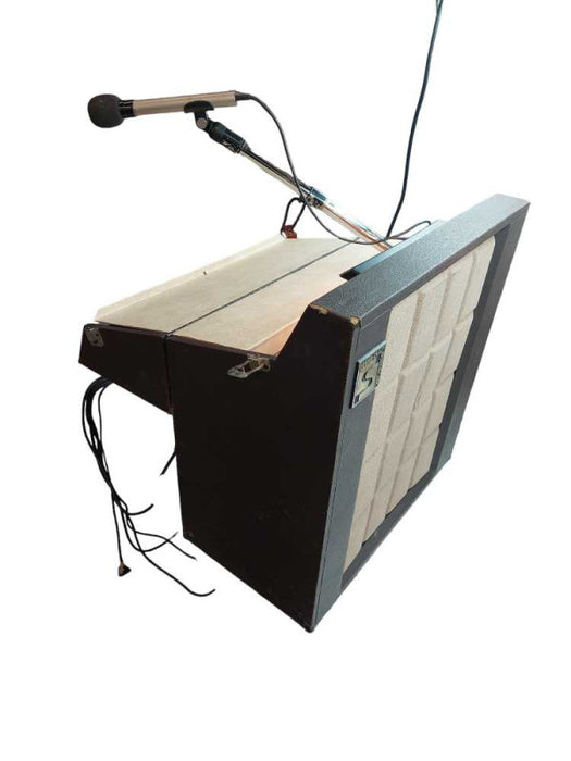 Vintage Sound Craft Model: L46B Lecternette Vintage Portable Lectern Podium =