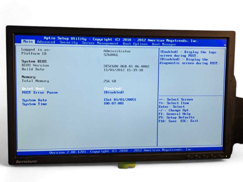 1U Server Intel S2600GL 2x Intel Xeon E5-2658 0 @ 2.10Ghz, 256GB RAM  -