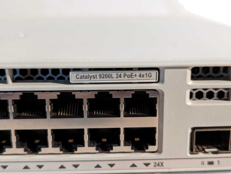 Cisco C9200L-24P-4G-E 24 Port Gigabit POE+ Switch, 1x 600W PSU -
