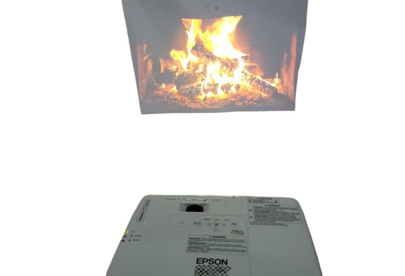 EPSON PowerLite 1770W LCD Projector H362A, 203H Lamp Hours, No Remote _
