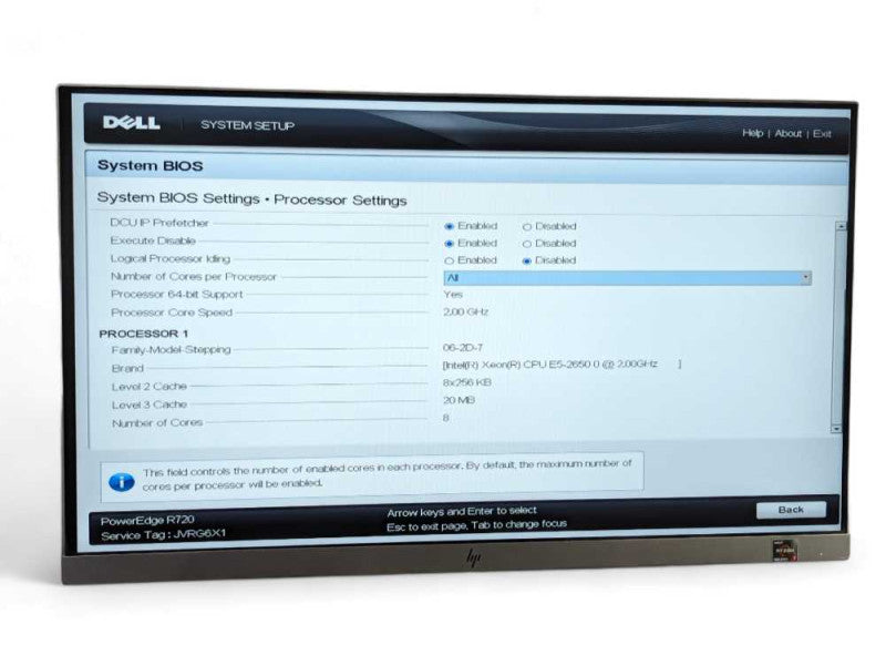 DELL PowerEdge R720 Intel Xeon E5-2650 0 @ 2.00GHz, 32GB RAM, H710 Mini RAID  -