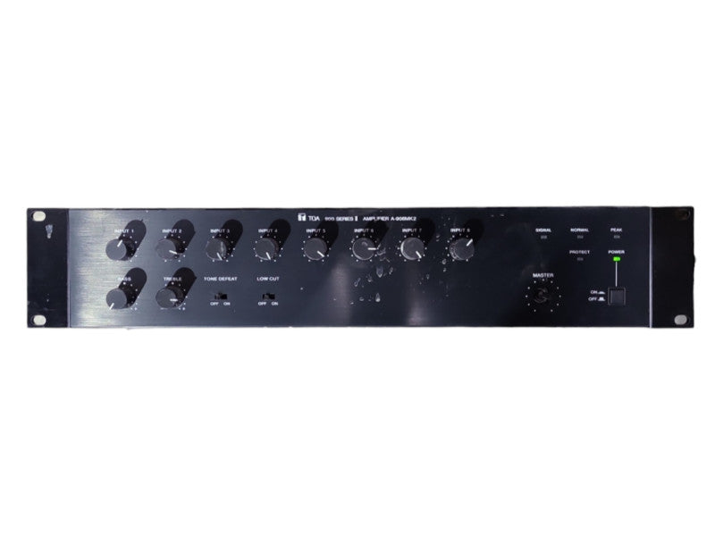 TOA 900 Series II 8-Channel Mixer Amplifier Model A-906MK2, Rack Mount, READ