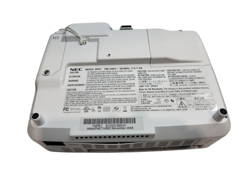 NEC NP61 DLP Projector with Travel Case+ Remote &