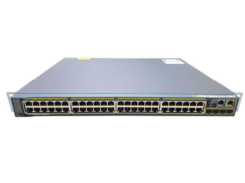 Cisco WS-C2960S-48LPS-L, 48-Port Gigabit PoE+ Managed Switch w/ Stack