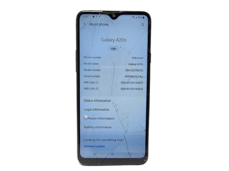 Samsung Galaxy A20s 32GB (SM-A207M) - READ $