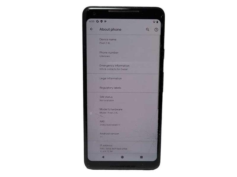 Google Pixel 2 XL 64GB READ $