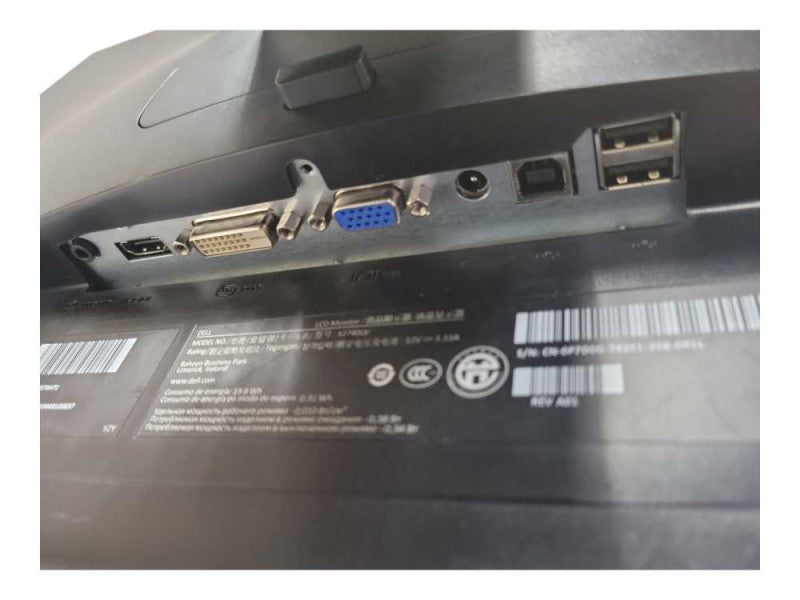 Dell S2740Lb 27\\" IPS Wide LED Monitor 1080p VGA DVI HDMI USB Audio _