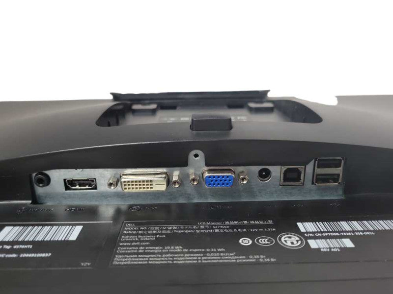 Dell S2740Lb 27\\" IPS Wide LED Monitor 1080p VGA DVI HDMI USB Audio _