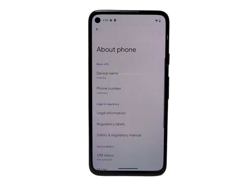 Google Pixel 4a 128GB READ $