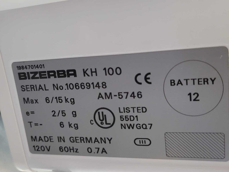 Bizerba XH 100 counter scale, dual Screen, READ  _
