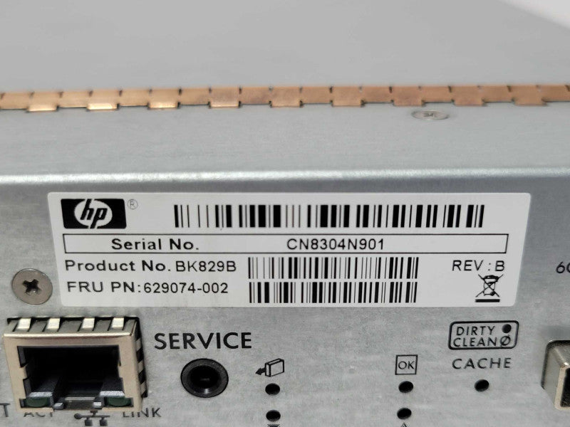 HP BK829B 629074-002 P2000 G3 iSCSI MSA Array Controller Q_