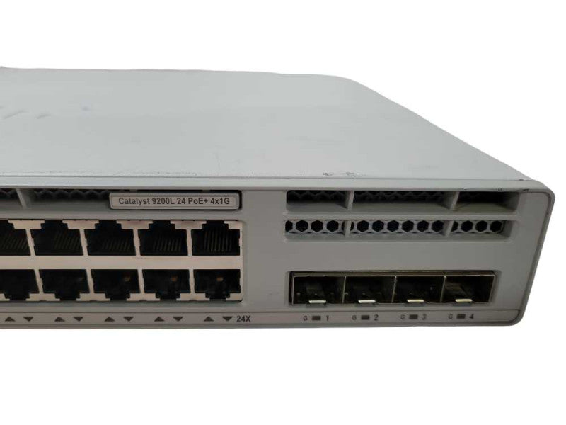 Cisco C9200L-24P-4G-E Network Essentials 24 Port Gigabit POE+ Switch | 1x PSU !