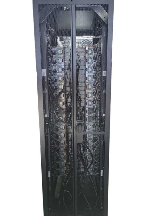 HPE E642 1075 Rack w/ 18x 3PAR StoreServer 8000 Series 4x HP P9Q41A PDUs READ _