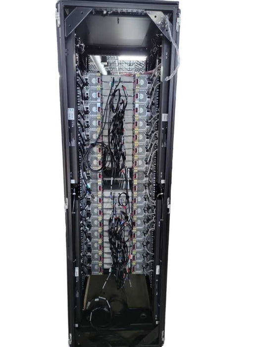 HPE E642 1075 Rack w/ 18x 3PAR StoreServer 8000 Series 4x HP P9Q41A PDUs READ _